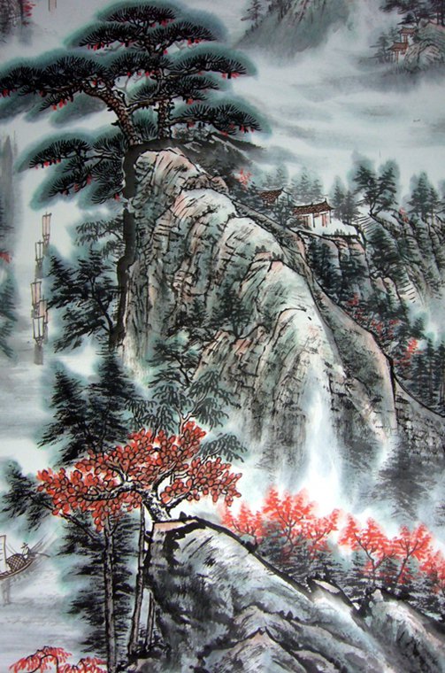 四尺精品山水画